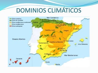 DOMINIOS CLIMÁTICOS
 