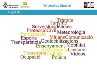 WhatsApp Mataró
MultiAPP
 