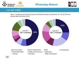 WhatsApp Mataró
link
L’ús del mòbil
 
