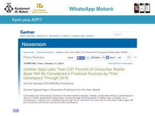 WhatsApp Mataró
link
Fem una APP?
 