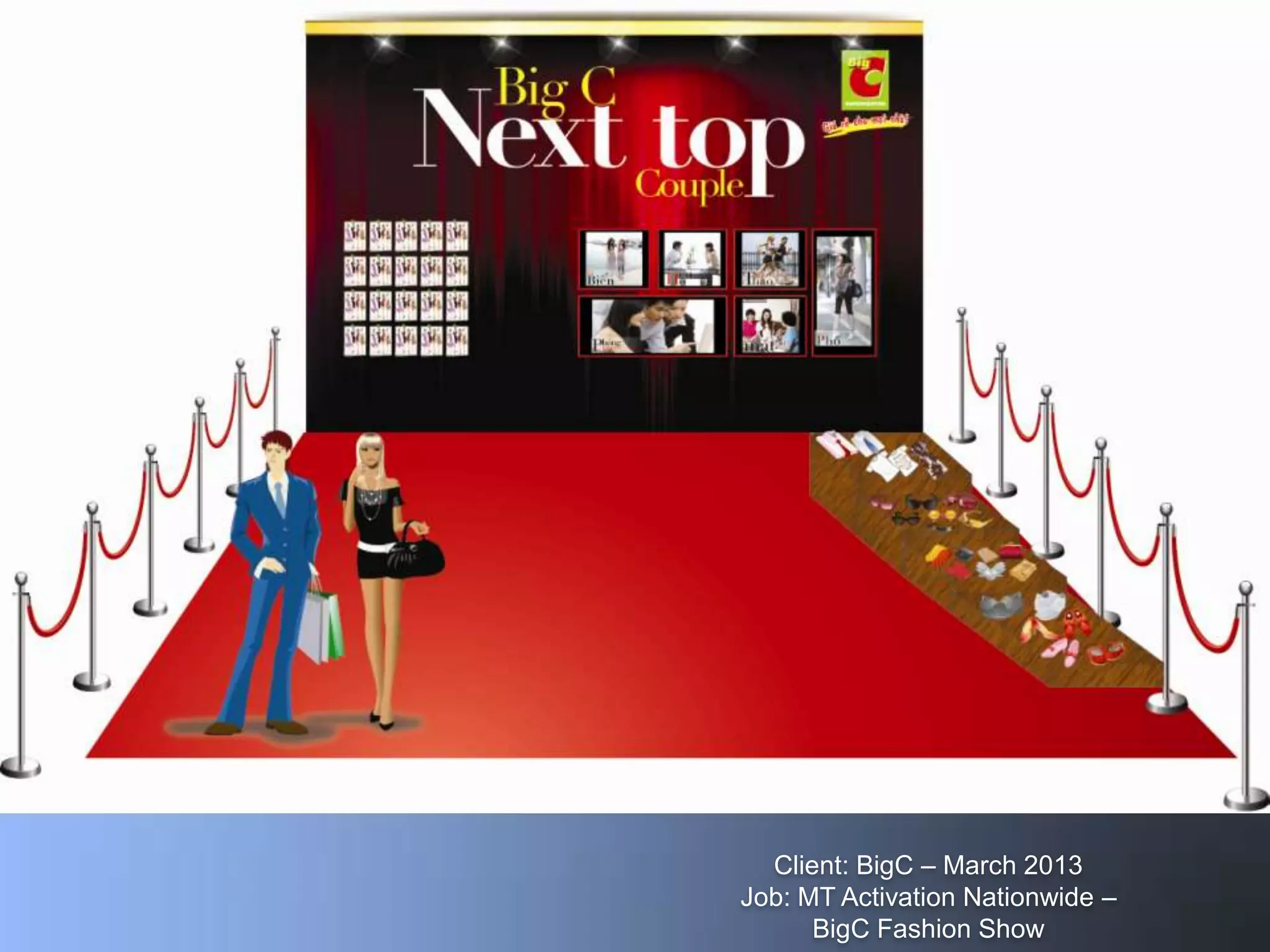 Client: BigC – March 2013
Job: MT Activation Nationwide –
      BigC Fashion Show
 