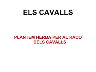 ELS CAVALLS ,[object Object]
