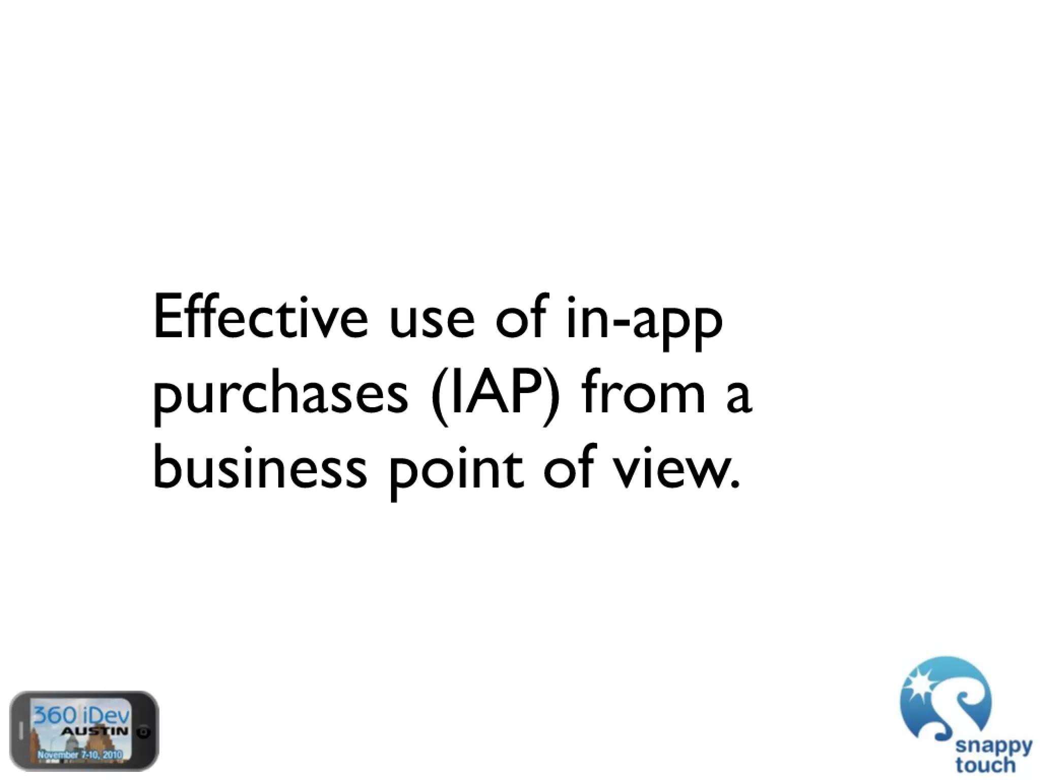 The Power Of In-App Purchases