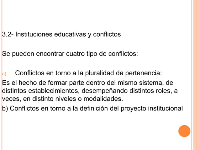 Power Point capitulo n°3 "Actores, Instituciones Y Conflictos de G