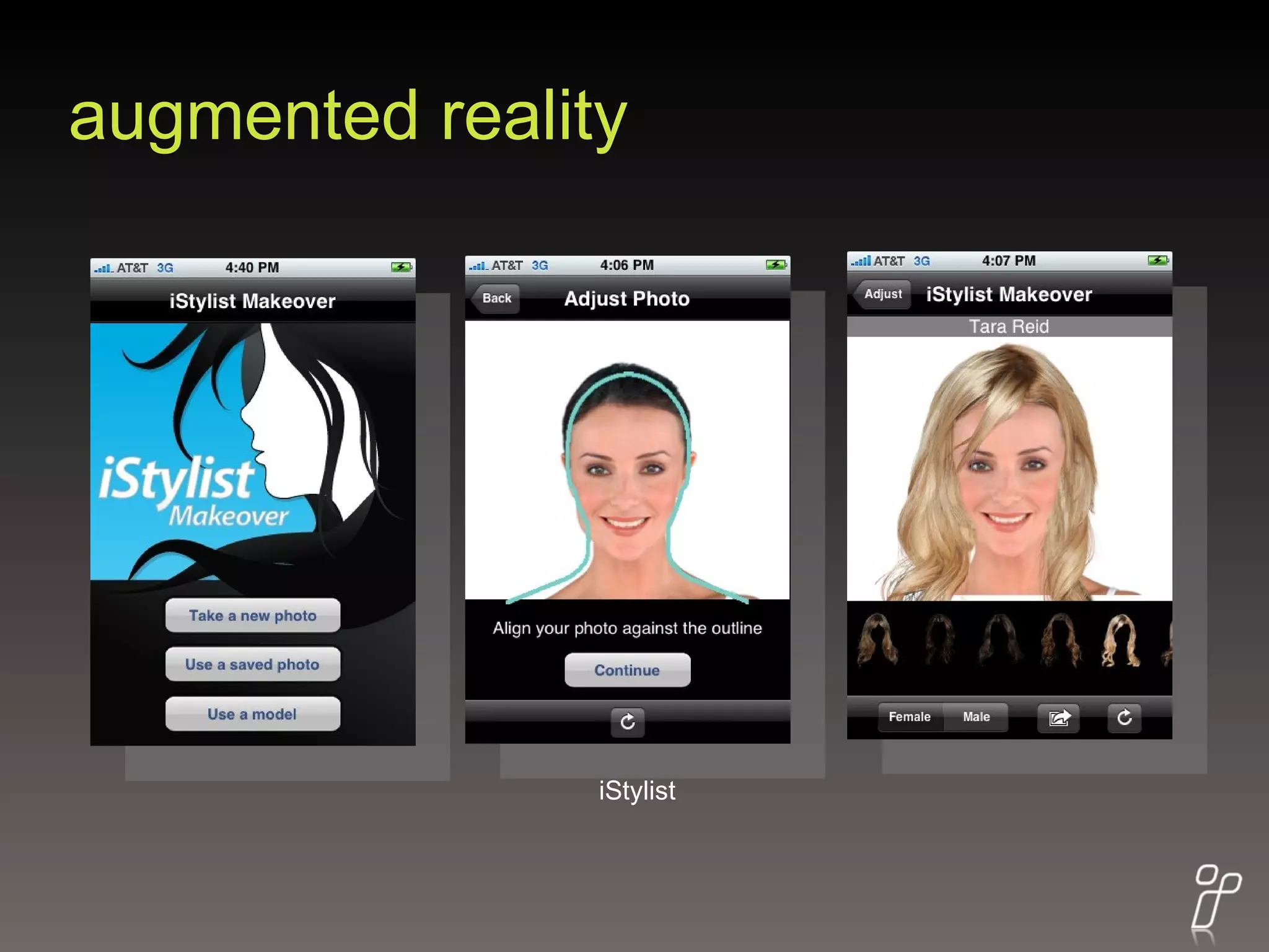 augmented reality iStylist 
