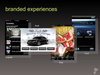 branded experiences Chanel Ford Pink Audi 