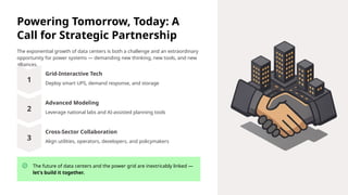 Powering the Future: Data Centers and the Transformation of Electricity ...
