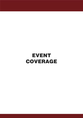 EVENT
COVERAGE
 