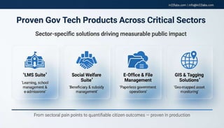 Powering the Future with AI Tools, Gov Tech & ERP Solutions | PDF