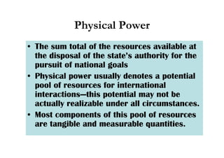 Power in International Relations (Pol 5) | PDF