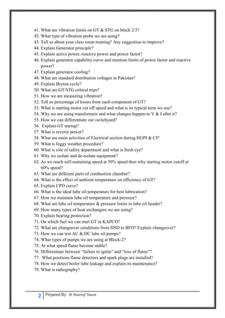 Power Interview Question 2 Docx