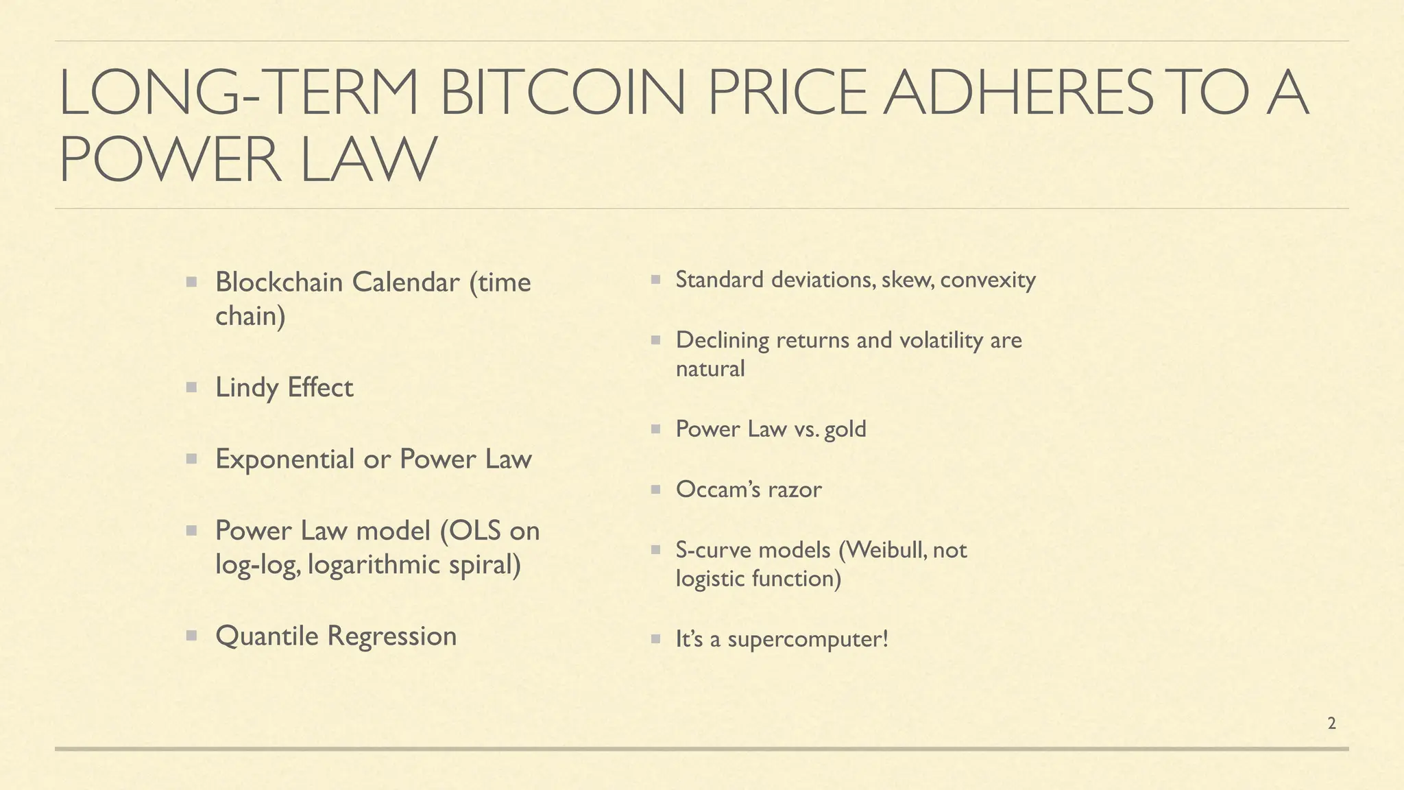 Power Laws of Bitcoin: Podcast on 17 Oct 2024 for The Bitcoin Layer (Nik  Bhatia moderator) | PDF