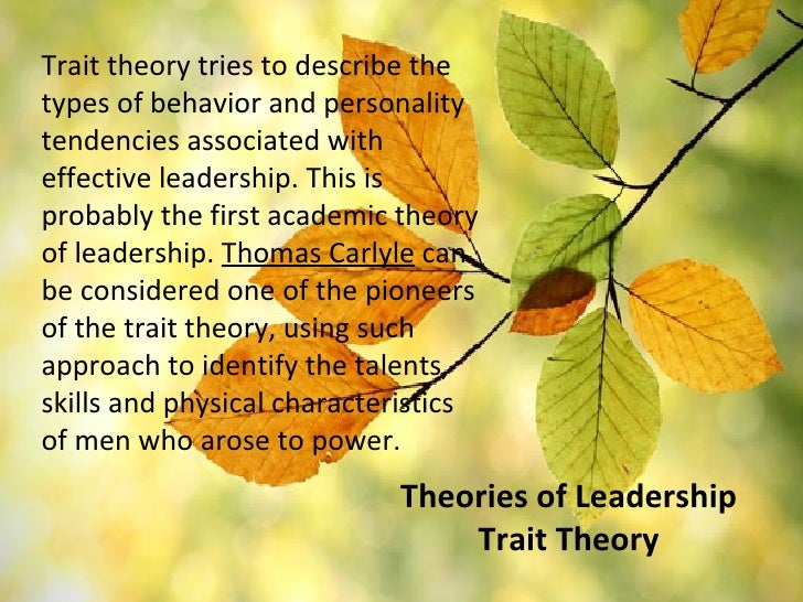 Leadership Theories & Concepts
