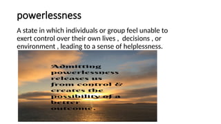 power point presentation on powerlessness.pptx