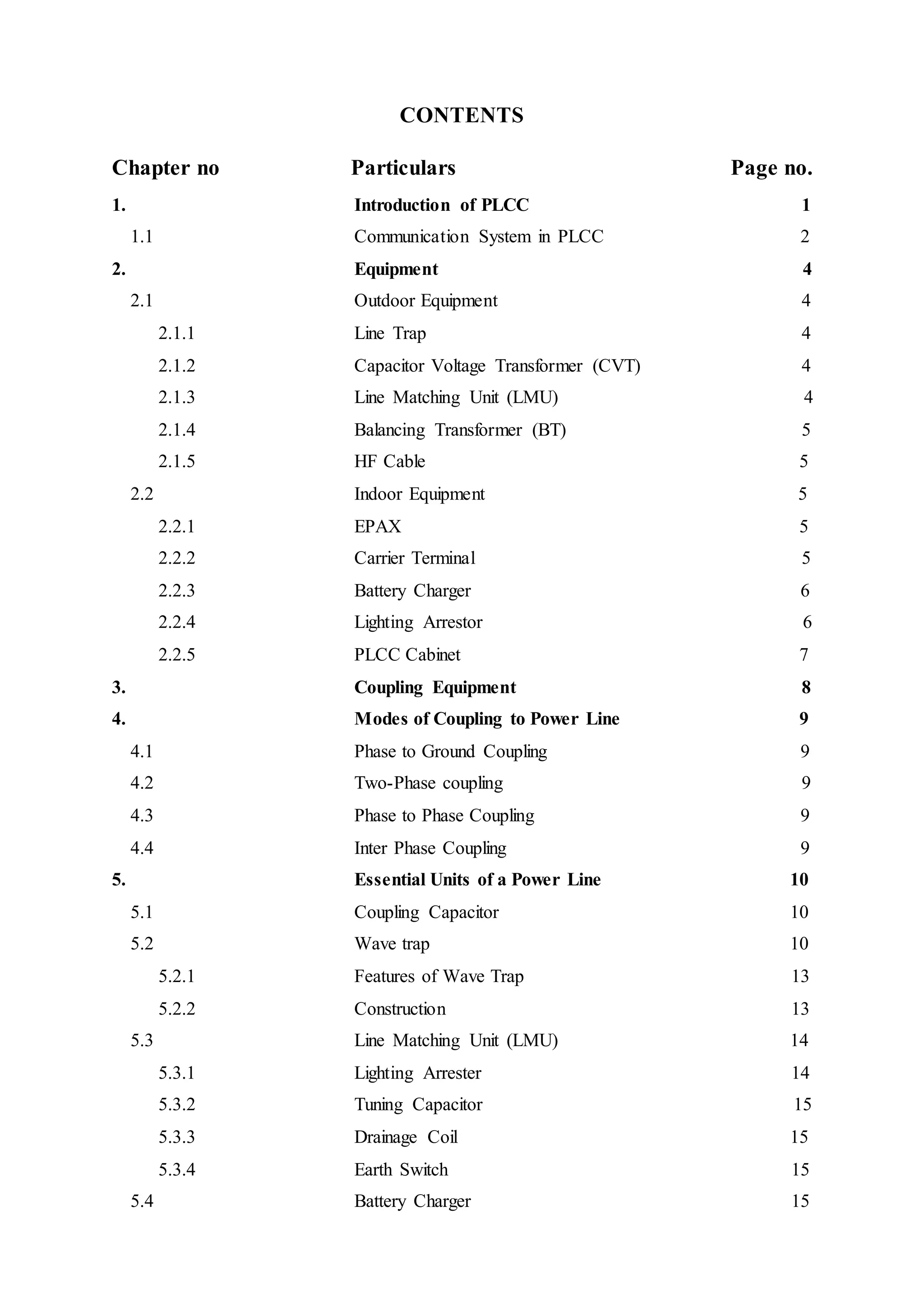 Power line carrier communication | DOCX