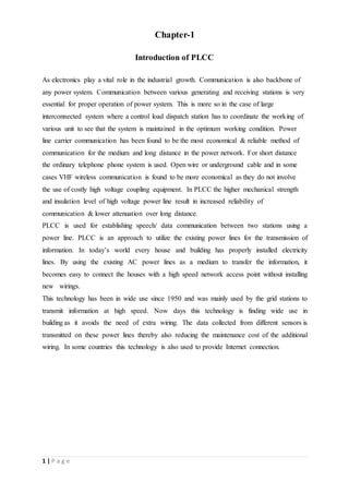 Power line carrier communication | DOCX