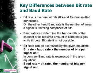 Bit Rate Difference Power line carrier communication,ETL41/42 | PPTX