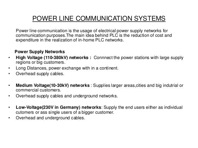communication powerline thesis communication powerline thesis