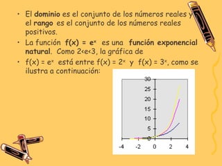 Ecuaciones exponenciales y logarítmicas 
