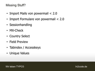 Dynamischer Text auf Antwortseite

 {f:cObject(typoscriptObjectPath:'lib.salutation',data:'{salutation}')} {nachname}

 Alle Angaben: {powermail_all}

 Viele Grüße, in2code.de



 lib.salutation = CASE
 lib.salutation {
              key.field = 0
              #key.data = GP:tx_powermail_pi1|field|13

            Herr = TEXT
            Herr.value = Sehr geehrter Herr
            Herr.noTrimWrap = || |

            Frau = TEXT
            Frau.value = Sehr geehrte Frau
            Frau.noTrimWrap = || |
 }




Wir leben TYPO3                                                                      In2code.de
 
