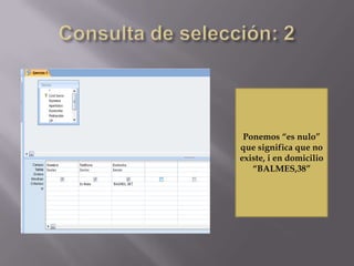 Ponemos “es nulo”
que significa que no
existe, i en domicilio
“BALMES,38”

 