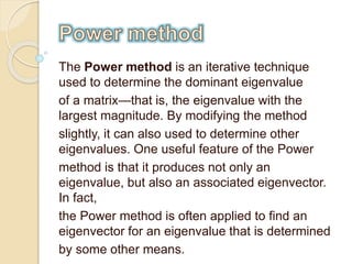 Power method | PPTX
