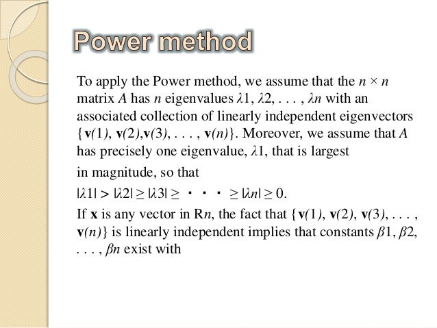 Power method