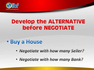 Power negotiation by IIBF