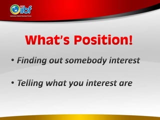 Power negotiation by IIBF