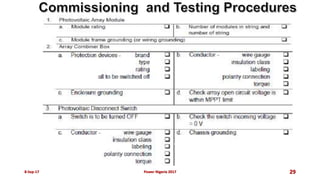 8-Sep-17 Power Nigeria 2017 29
 