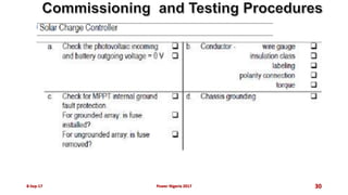 8-Sep-17 Power Nigeria 2017 30
 