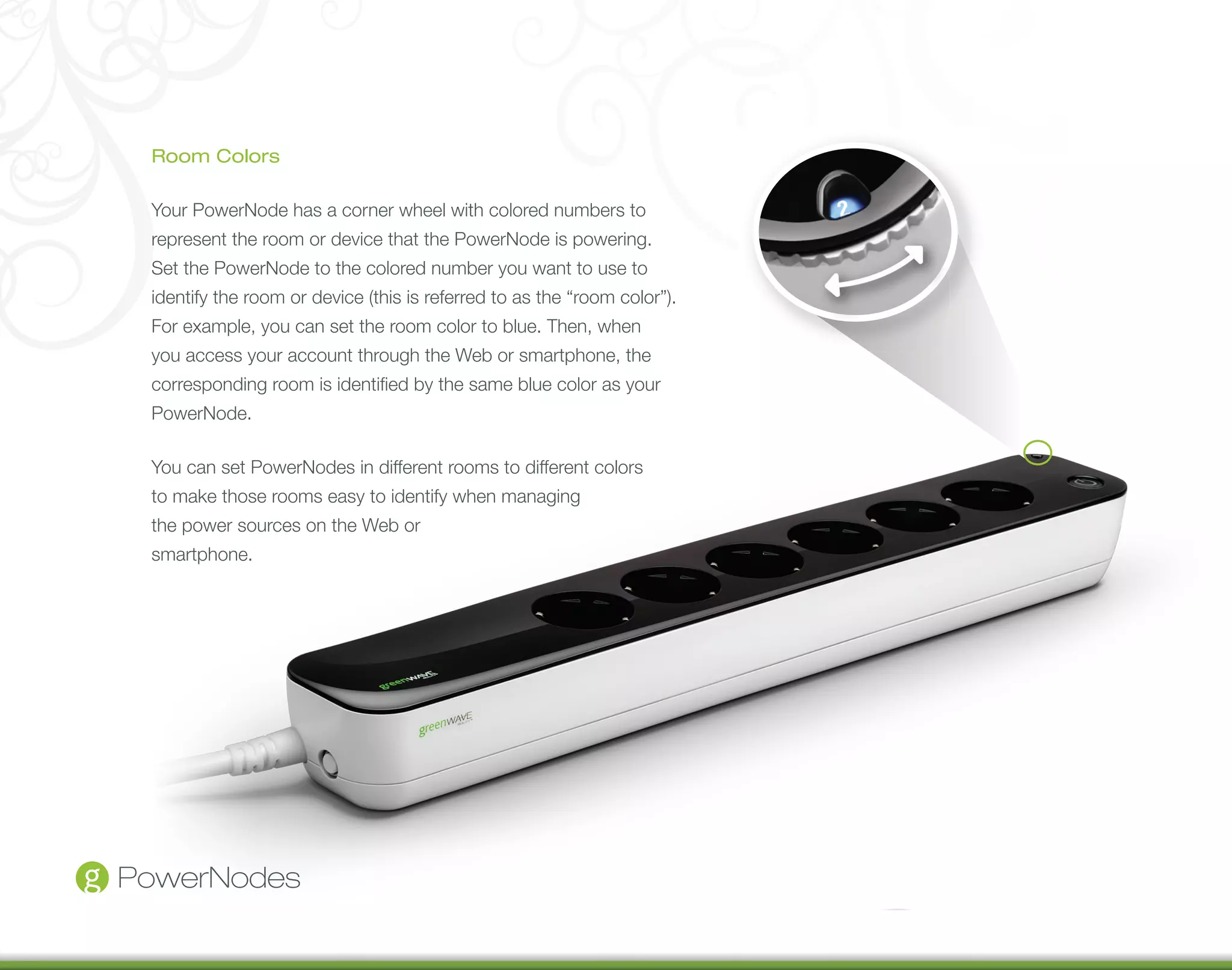 Greenwave 6 plugs strip Z-Wave Power node manual english | PDF