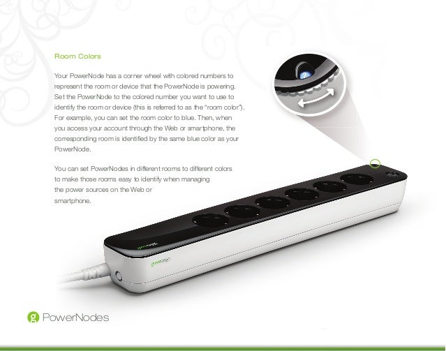 Greenwave 6 plugs strip ZWave Power node manual english
