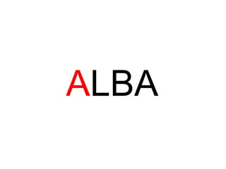 ALBA