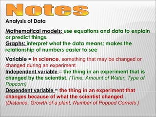 Power Notes Measurements and Dealing with Data 2 | PPT