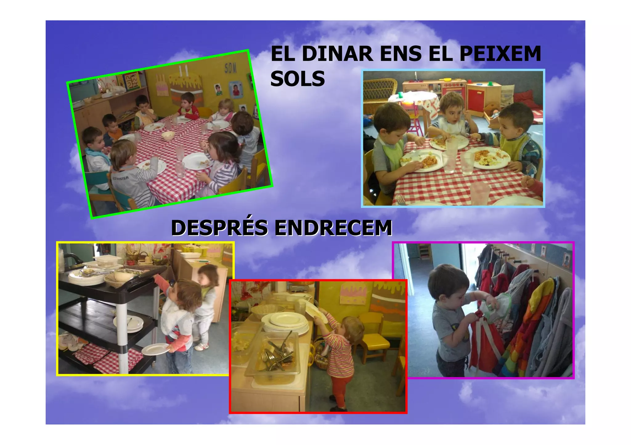 EL DINAR ENS EL PEIXEM
       SOLS




DESPRÉS ENDRECEM
 