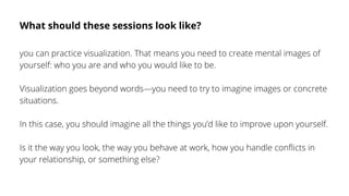 Visualization Affirmation Power Of Affirmation | PDF