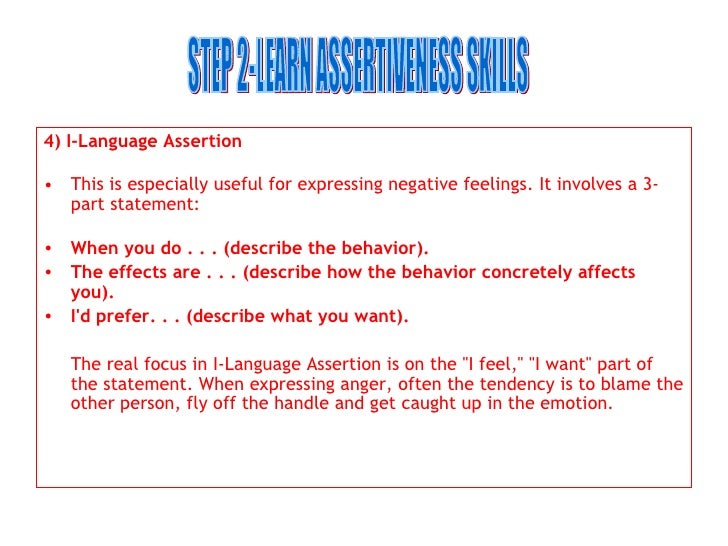 Power Of Assertiveness