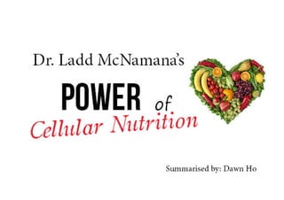 Power of cellular nutrition