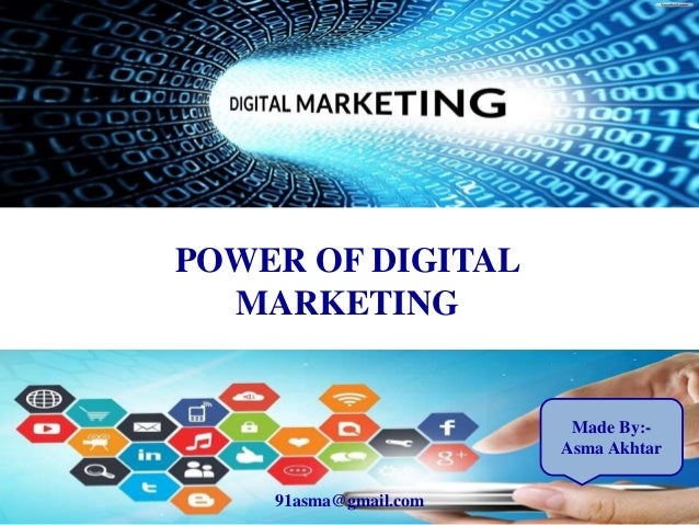 Power of digital marketing Power of digital marketing