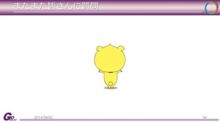 またまた皆さんに質問 
2014/09/02 54 
 