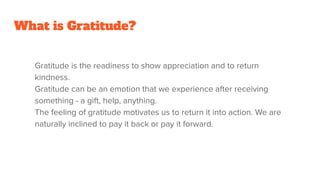 Power of gratitude | PDF