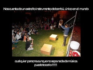 No c ntad un e ñoins
  s ue   e    xtra  trum ntod b m ú, únic e e m o
                        e    e a b       o n l und




      c lq r p rs naa uenos p na ad m ic
       ua uie e o unq         e a d e ús a
                  p d to a !!!!!
                   ue e c rlo
 