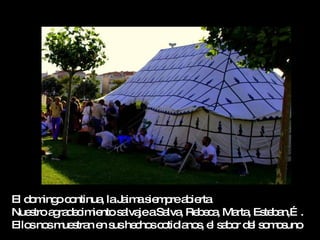 El d m oc ntinua laJ im s m rea ie
    o ing o      ,   a a ie p b rta
Nue troa ra e im ntos lva aSa , Re e a Ma , Es b n,… .
    s   g d c ie     a je    lva b c , rta te a
Ello no m s n e s he ho c tid no , e s b r d l s m s
    s s ue tra n us c s o ia s l a o e o o uno
 