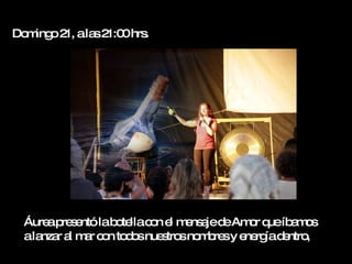 Do ing 2 ala 2 0hrs
  m o 1,    s 1:0  .




 Áure p s ntólab te c n e m ns jed Am r q íb m s
     a re e     o lla o l e a e o ue a o
 ala r a m r c n to o nue tro no b sy e rg d ntro
    nza l a o d s s s m re             ne ía e ,
 