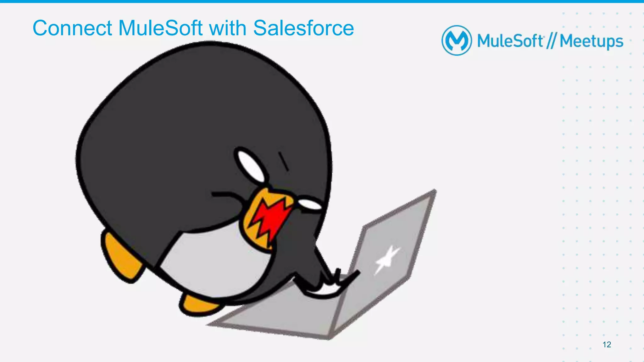12
Connect MuleSoft with Salesforce
 