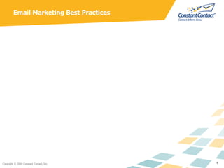 Email Marketing Best Practices 