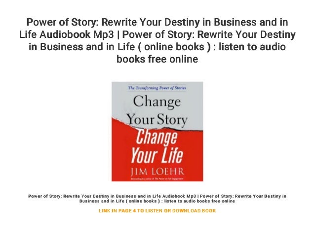 Get Wallpaper Power Of Story Rewrite Your Destiny In Business And In Life Audioboo Free HD