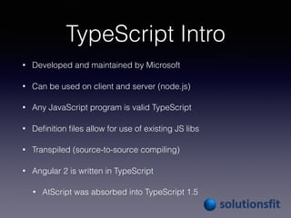 Ionic 2: The Power of TypeScript | PPT