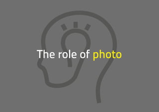 The role of photo
 